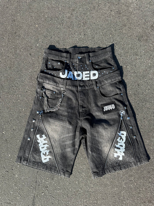 JADED DOUBLE WAIST SHORTS