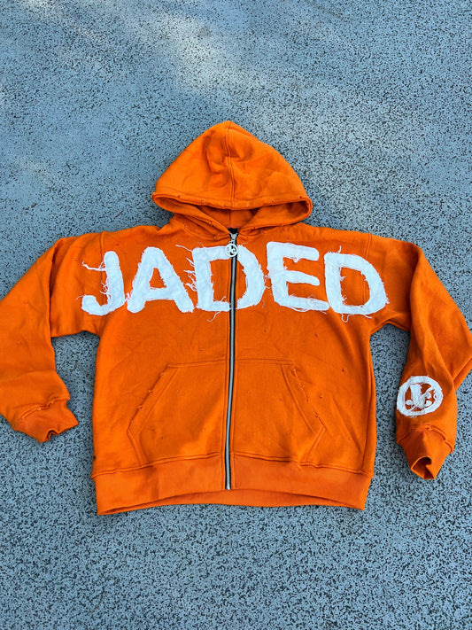 JADED DISTRESSED HOODIE