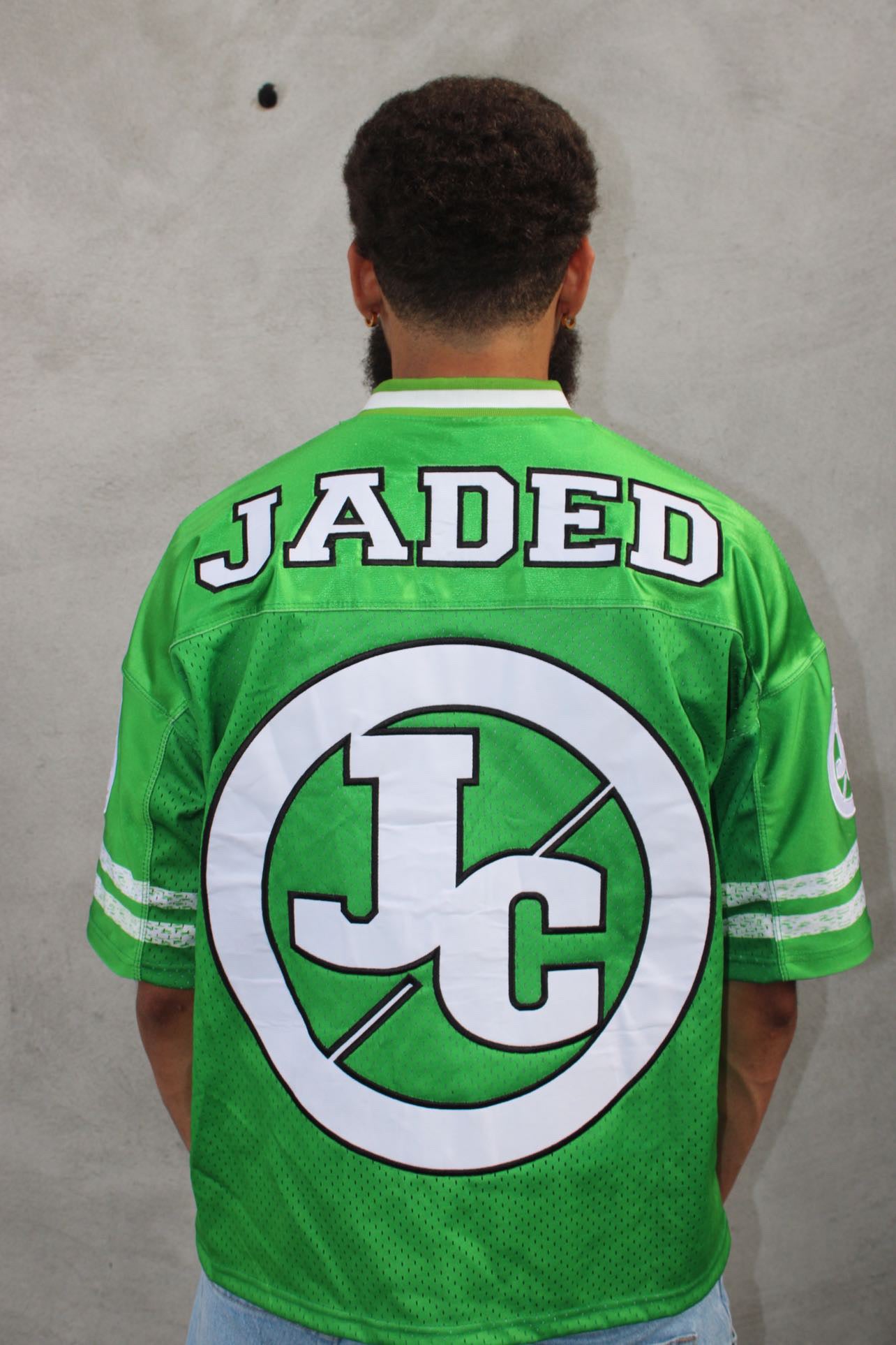 GREEN RHINESTONE JERSEY