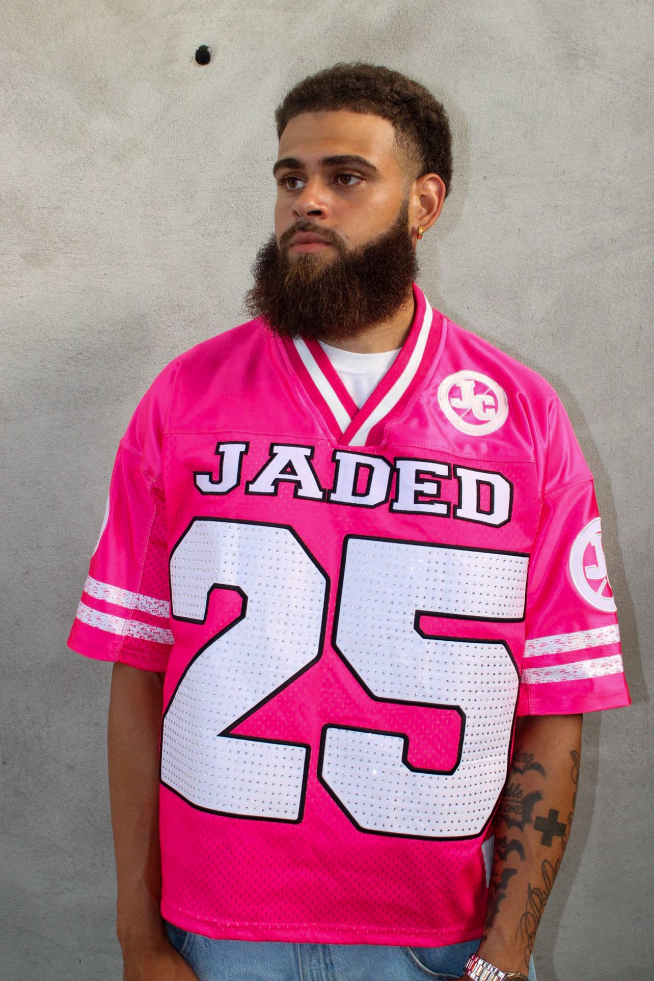 PINK RHINESTONE JERSEYS